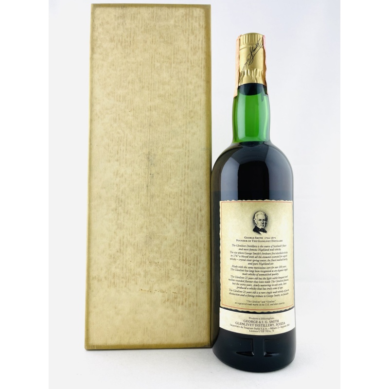 Glenlivet 1980s 21 Year Old Seagram Italia Import