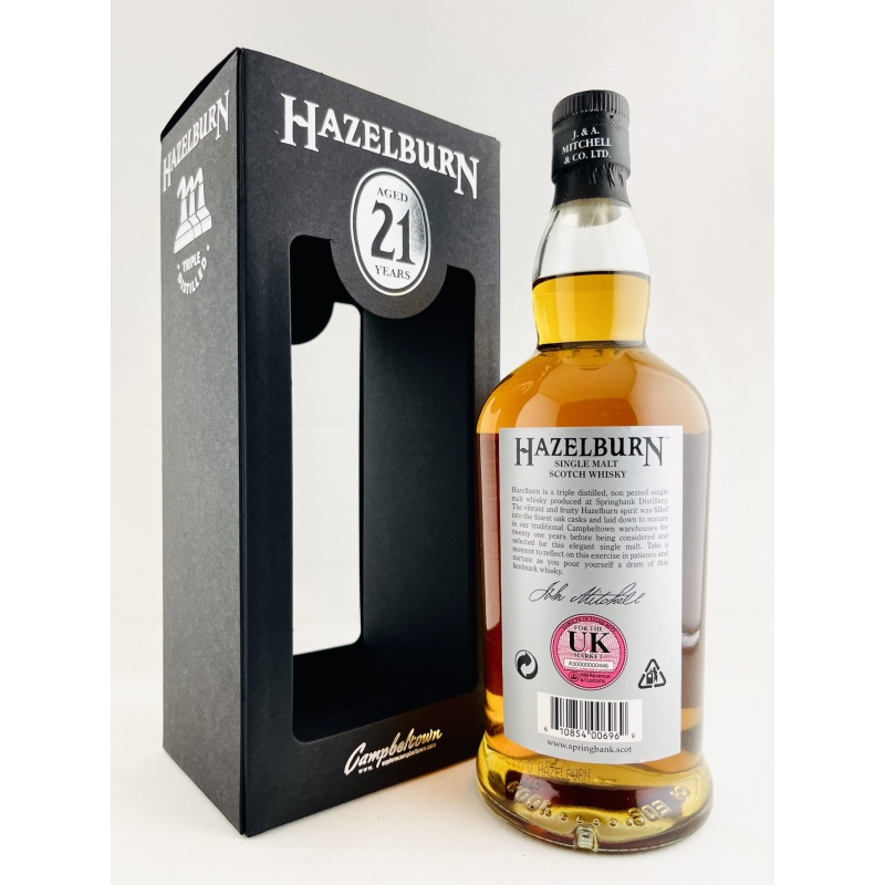 Hazelburn 21 Year Old 2023 Release