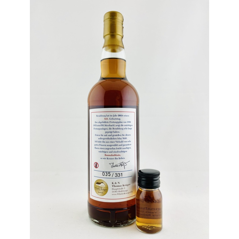 Bunnahabhain 2014 9 Year Old Staoisha 825 Jahre Rendsburg + 3cl Sample