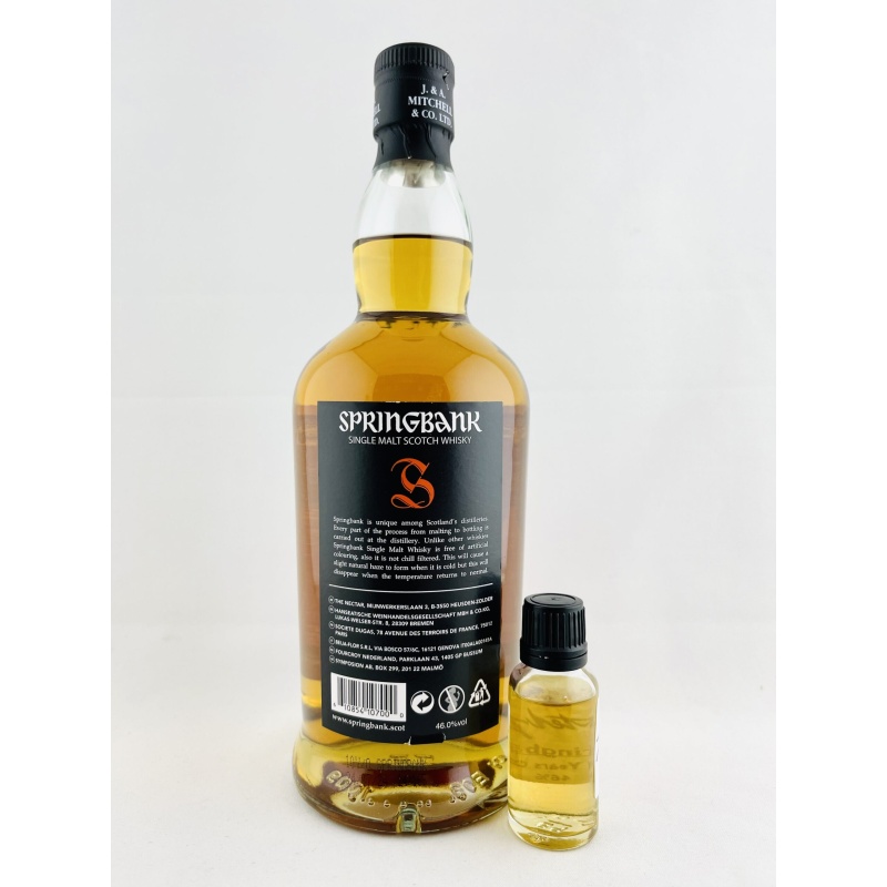 Springbank 10 Year Old 2024 Release + 2cl Sample