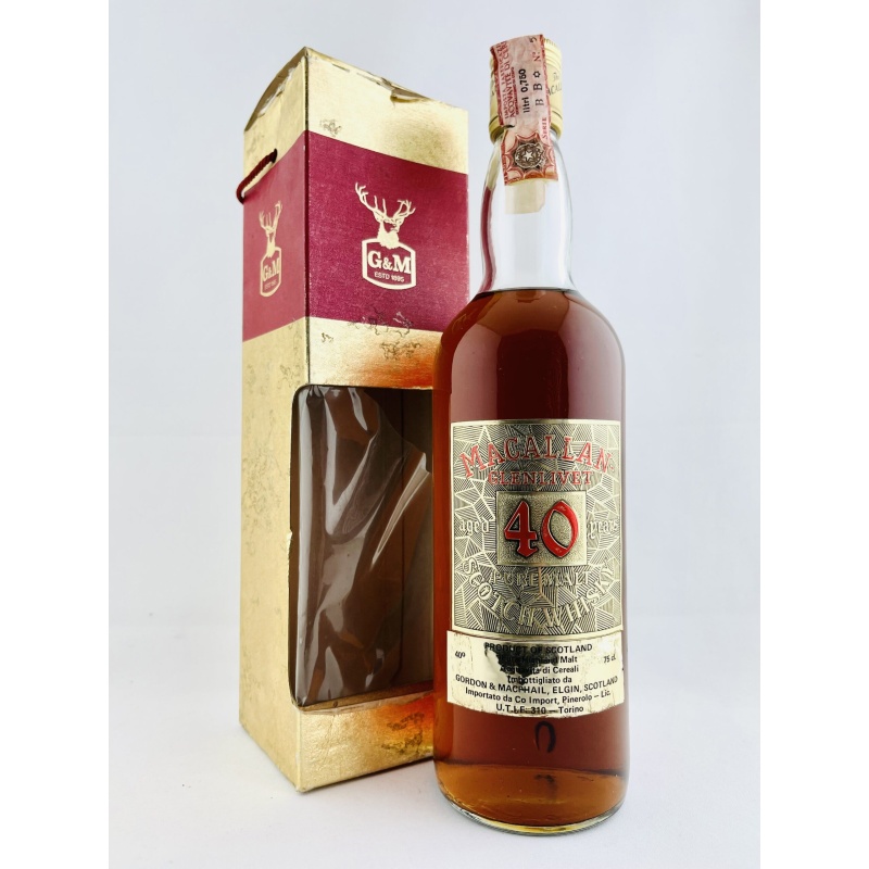 Macallan 1970s 40 Year Old Pinerolo Import