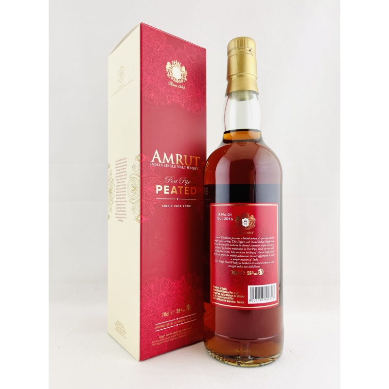 Amrut Peated Single Port Pipe #3881 / LMDW 60th Anniversary